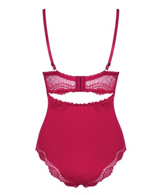Bielizna-Rosalyne body czerwone  S/M
