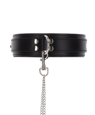 Heavy Collar and Wrist Cuffs Black