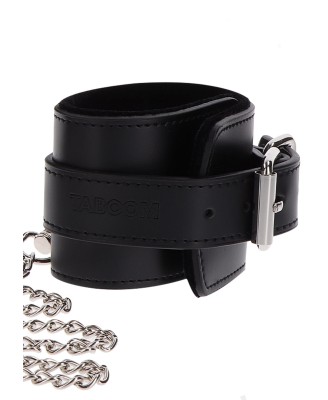 Heavy Collar and Wrist Cuffs Black