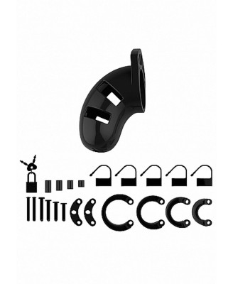 Model 01 - Chastity - 3.5"" - Cock Cage - Black