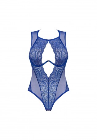 Bielizna-Giselia body niebieskie  M/L