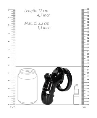 Model 26 - Chastity Cage - 4.5'' / 11,5 cm - Black