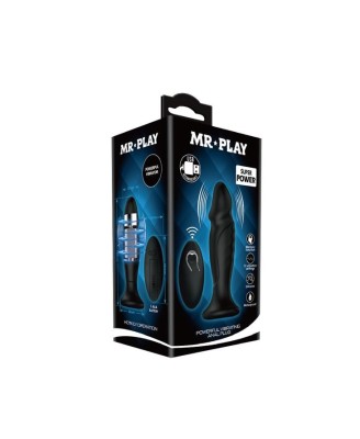 MR PLAY - POWERFULL VIBRATING Anal Plug - Wibrujący Korek Analny