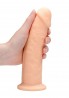 Silicone Dildo Without Balls - 22,8 cm - Flesh