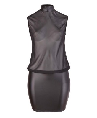 Dress transparent black 4XL
