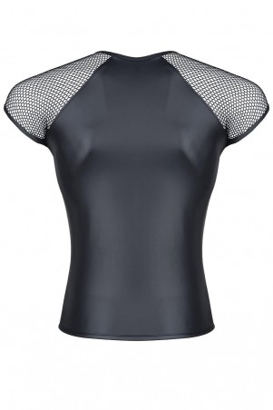 męski t-shirt z wetlooka z rękawem z elastycznej siatki XL