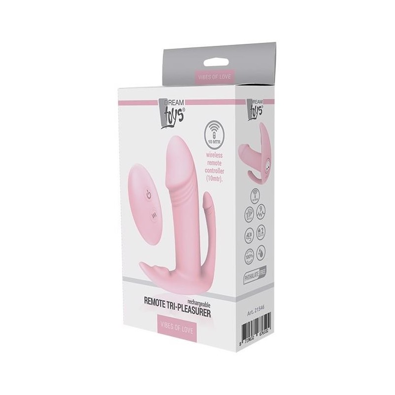 VIBES OF LOVE REMOTE TRI-PLEASURER PINK