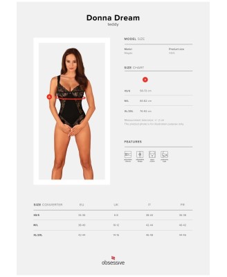 Donna Dream body otwarte XL/2XL