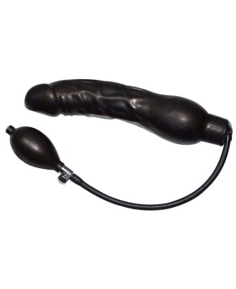 Inflatable latex dildo