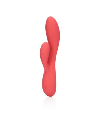 Smooth Ultra Soft Silicone Rabbit Vibrator - Astro Dust