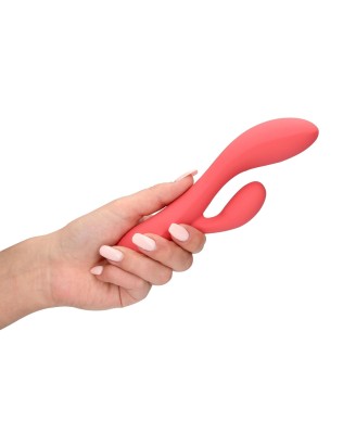 Smooth Ultra Soft Silicone Rabbit Vibrator - Astro Dust