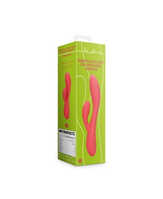 Smooth Ultra Soft Silicone Rabbit Vibrator - Astro Dust