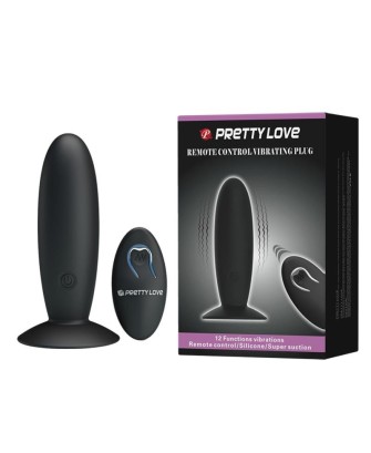 PRETTY LOVE - REMOTE CONTROL VIBRATING PLUG 12 function