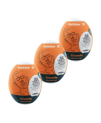 Masturbator-Eggs (set of 3 Crunchy)