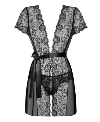 Bielizna-Alluria peniuar i stringi L/XL