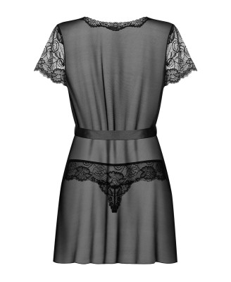 Bielizna-Alluria peniuar i stringi L/XL