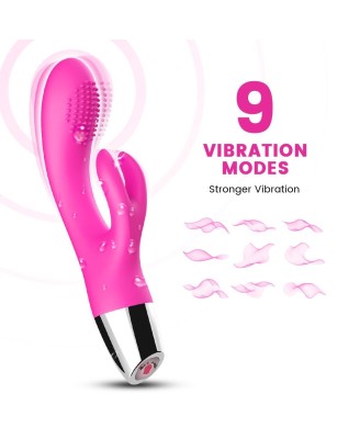 Rabbit pink - Wibrator Króliczek - Różowy