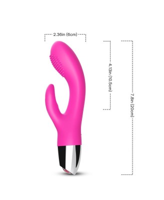 Rabbit pink - Wibrator Króliczek - Różowy