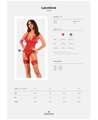Lacelove gorset  M/L