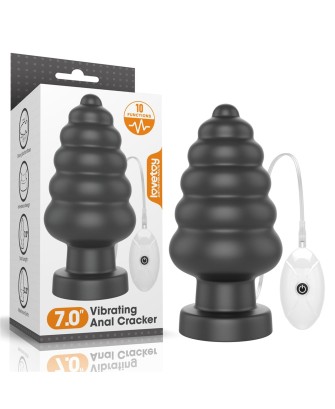 7" King Sized Vibrating Anal Cracker - Korek Analny XXL