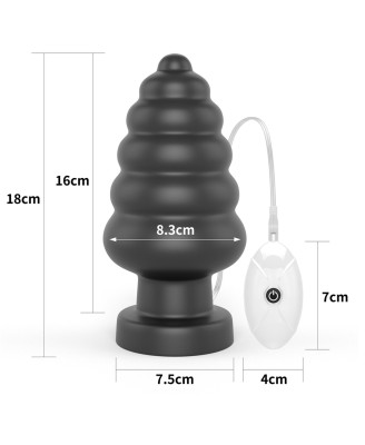 7" King Sized Vibrating Anal Cracker - Korek Analny XXL