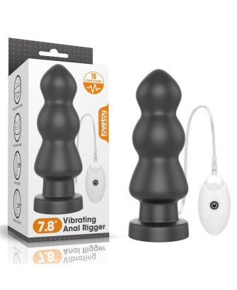 7.8"" King Sized Vibrating Anal Rigger