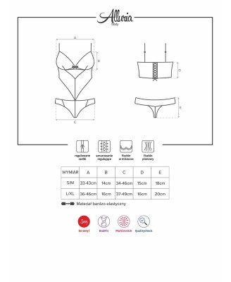 Bielizna-Alluria body L/XL