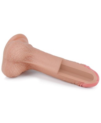 7'' Dual layered Platinum Silicone Cock - Silikonowe Dildo 18,3 cm