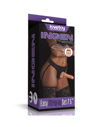 Easy Strapon Set 7.5'' - Zestaw Strap-on