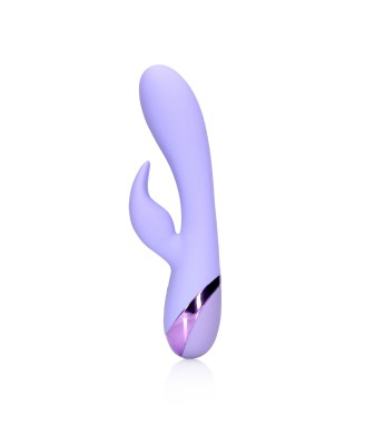 Smooth Silicone Rabbit Vibrator - Digital Lavender