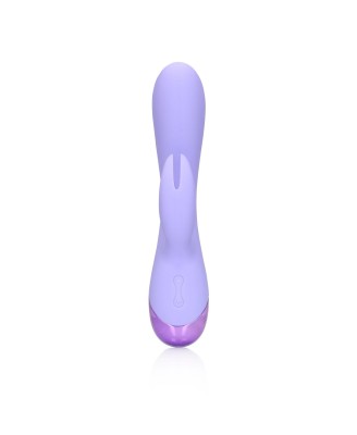 Smooth Silicone Rabbit Vibrator - Digital Lavender