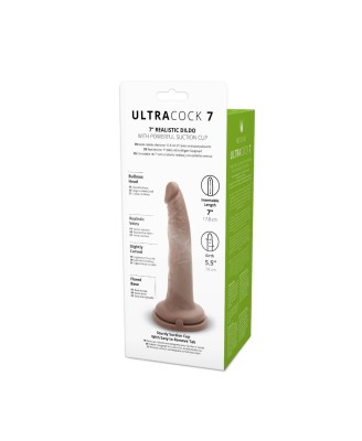 Me You Us Silicone Ultra Cock Caramel 7in