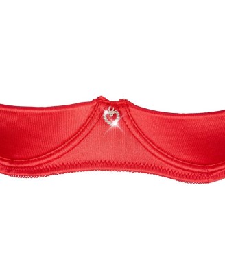 Shelf Bra Set red 85B/L