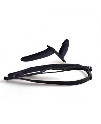 Cintura doppio fallo strap-on Black
