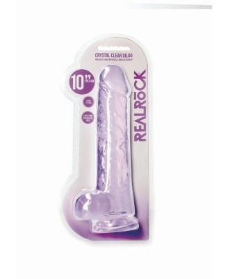 Realistic Dildo with Balls - 10""""/ 25,4 cm