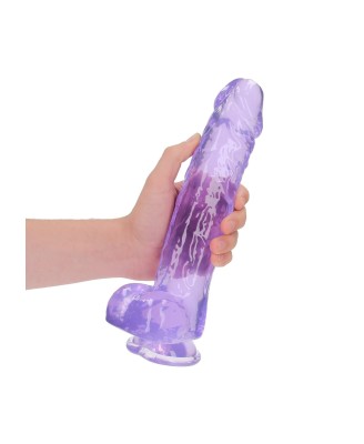 Realistic Dildo with Balls - 10""""/ 25,4 cm