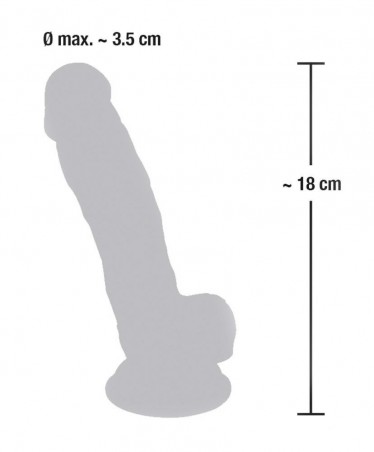 Medical Silicone Dildo 18 cm