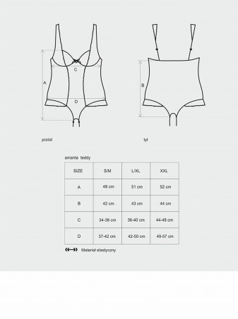 Bielizna-Amanta body L/XL