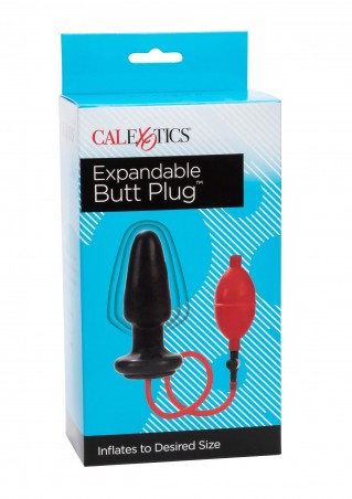 Expandable Butt Plug Black - Nadmuchiwany Korek Analny