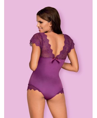Bielizna-Moketta body fioletowe L/XL