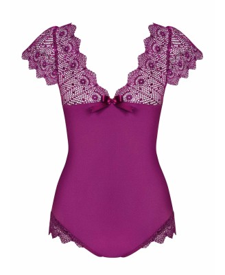 Bielizna-Moketta body fioletowe  S/M