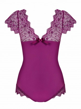 Bielizna-Moketta body fioletowe  S/M