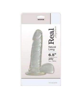 Dildo-JELLY DILDO REAL RAPTURE CLEAR 6,5""""""""""""""""
