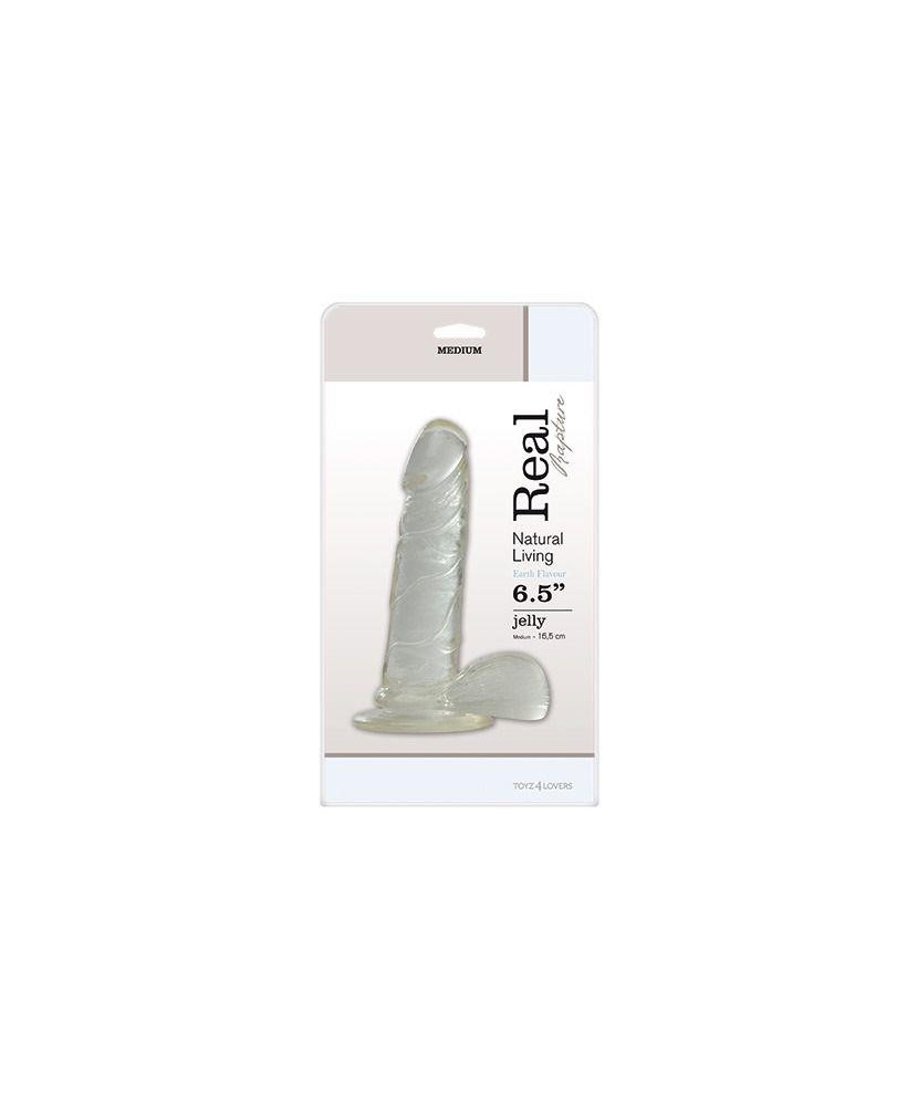 Dildo-JELLY DILDO REAL RAPTURE CLEAR 6,5""""""""""""""""