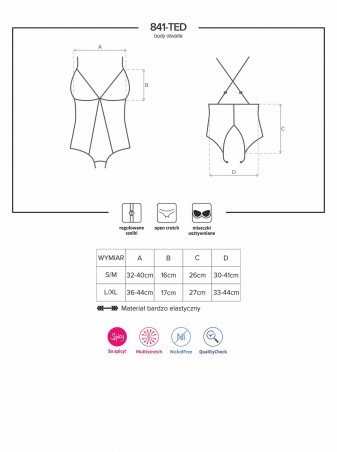 Bielizna-841-TED-1 body  S/M
