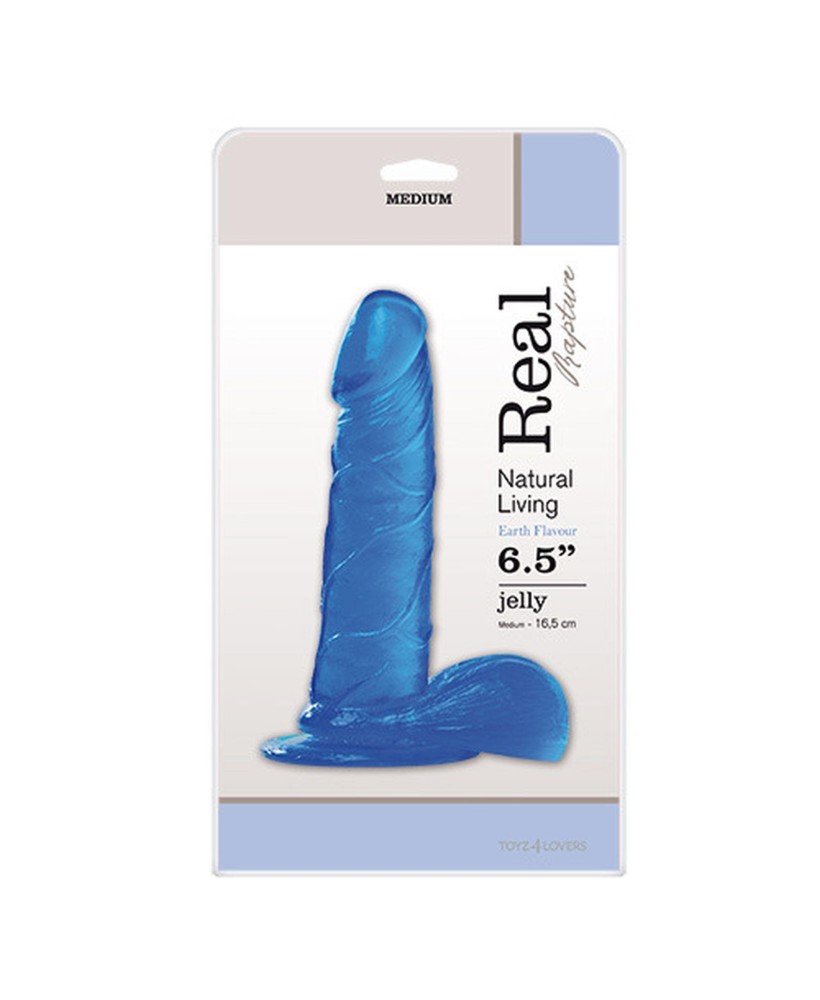 Dildo-JELLY DILDO REAL RAPTURE BLUE 6,5""""""""""""""""