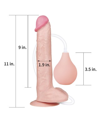 LoveToy 11'' Squirt Extreme Dildo z Wytryskiem