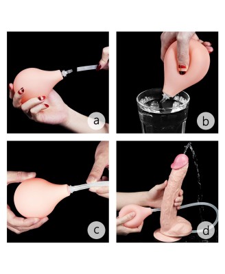 LoveToy 11'' Squirt Extreme Dildo z Wytryskiem