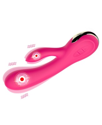 Wibrator-Silicone Vibrator USB 7 Function + Booster / Heating