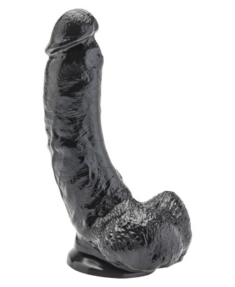 Dildo 8 inch with Balls Black